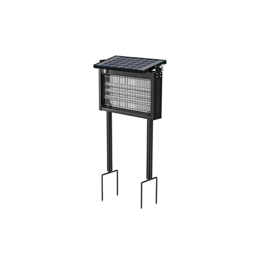 Experience Ultimate Outdoor Comfort with the Gainstarx Solar Bug Zapper - Waterproof, Rechargeable, and Smart Light Sensor for Effortless Insect Control