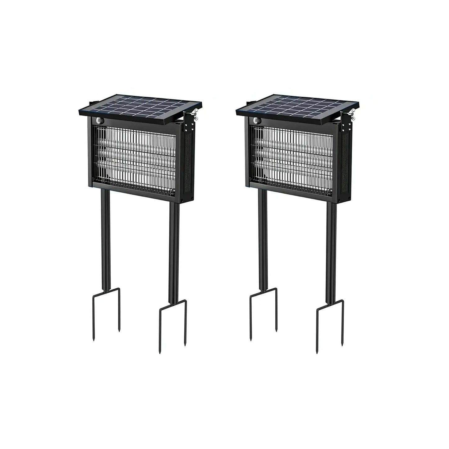 Experience Ultimate Outdoor Comfort with the Gainstarx Solar Bug Zapper - Waterproof, Rechargeable, and Smart Light Sensor for Effortless Insect Control