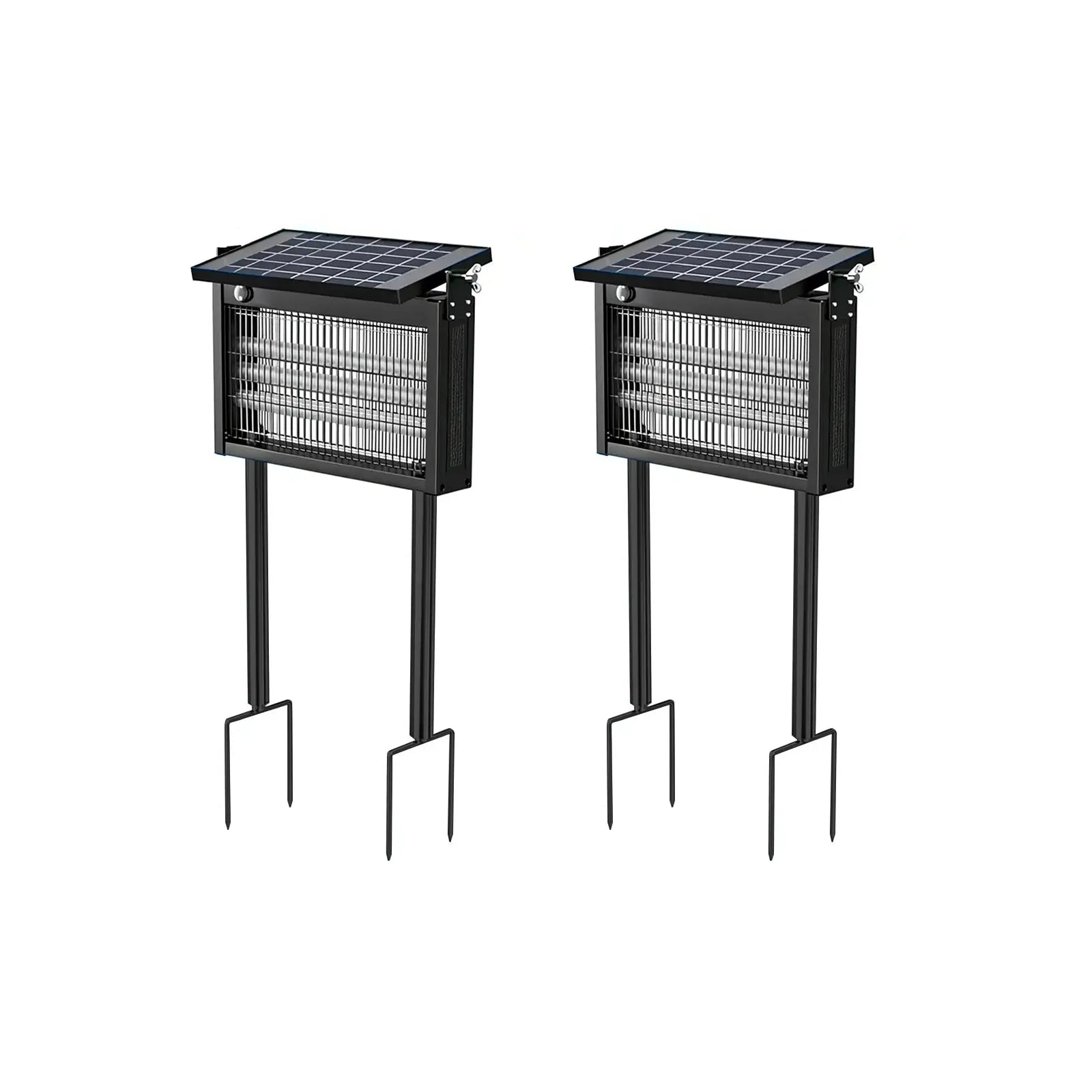 Experience Ultimate Outdoor Comfort with the Gainstarx Solar Bug Zapper - Waterproof, Rechargeable, and Smart Light Sensor for Effortless Insect Control