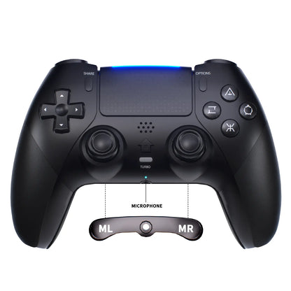 Experience Unmatched Gaming with the Anti-Stick Drift Wireless Controller for PS5/PC – Featuring Programmable Macro Buttons, 6-Axis Precision, and Dual Vibration!